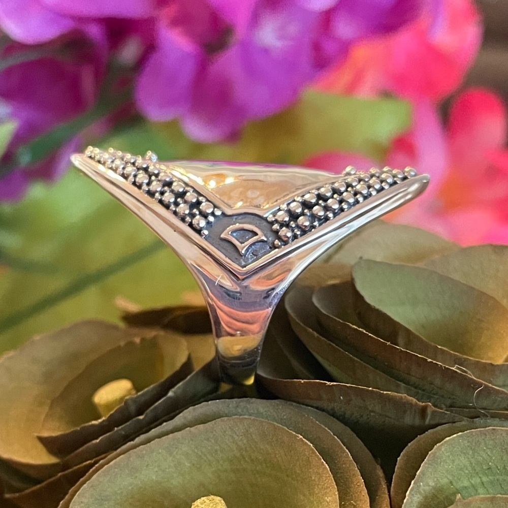 Silpada Sterling Silver ‘Sheild’ Statement Ring R… - image 8